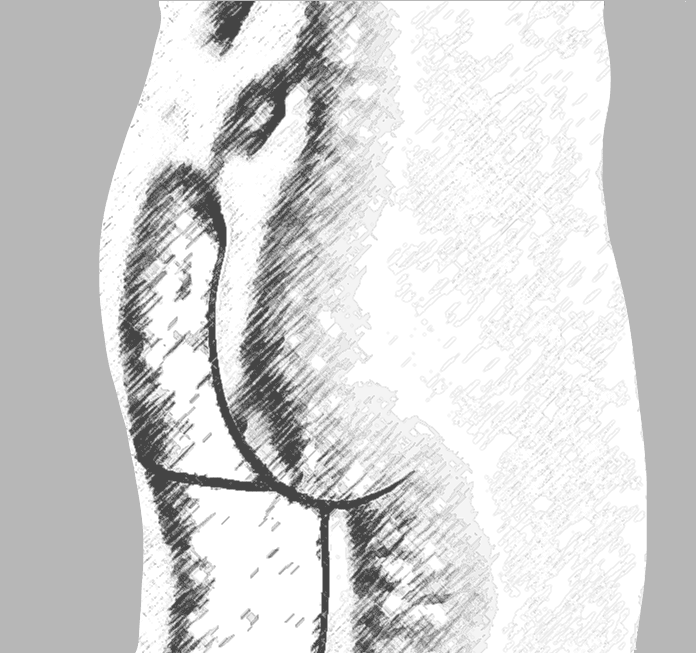 Asymmetrical Butt