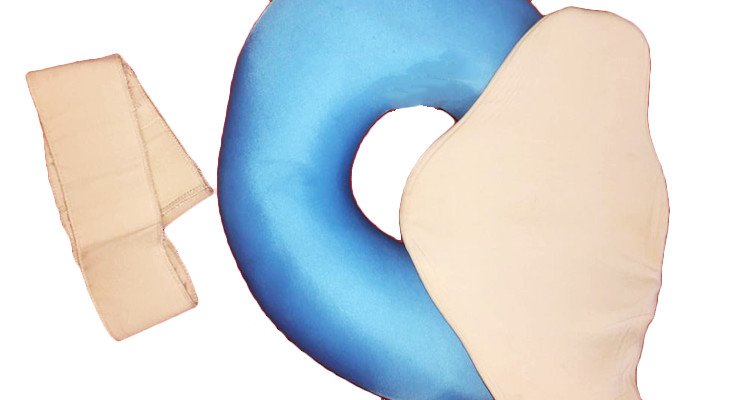 Inflatable pillows and brazilian butt lift garments